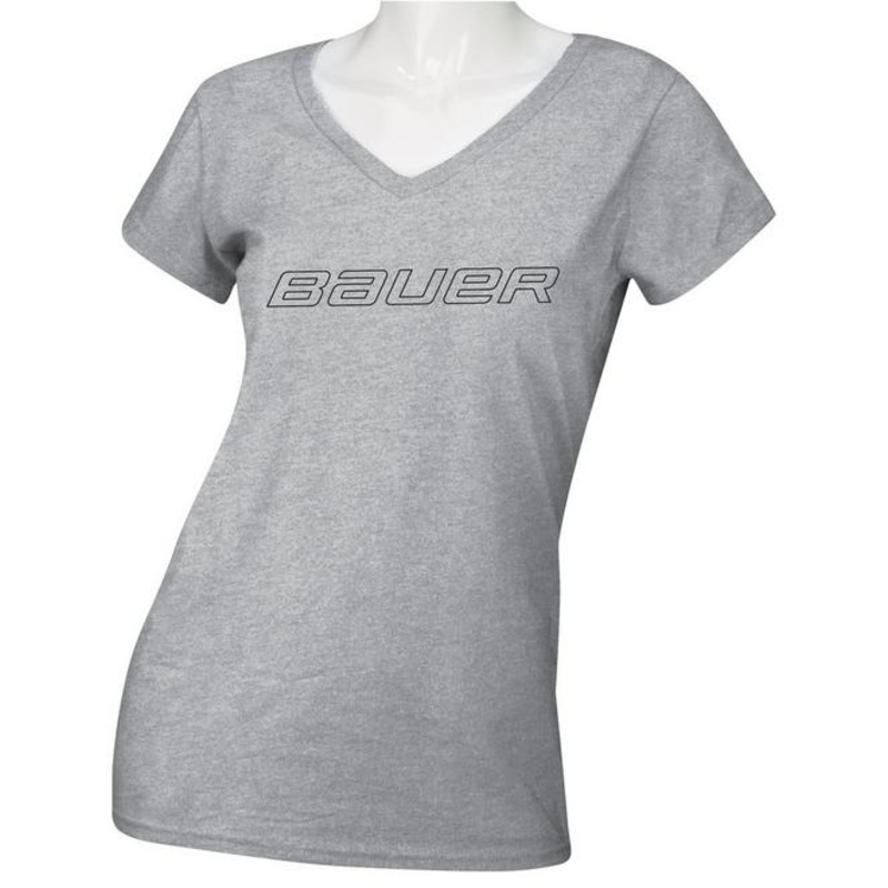 BAUER WOMEN’S SHORT SLEEVE VNECK Blue WOMENS S