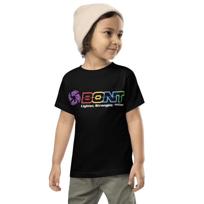 Bont Logo Toddler Short Sleeve Skate Tee Black 2T