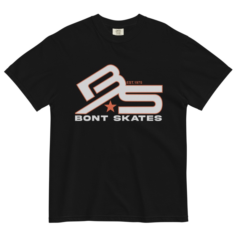 Bont unisex garment-dyed heavyweight BS logo t-shirt Black S