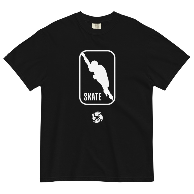 Bont unisex garment-dyed heavyweight skate t-shirt Black S