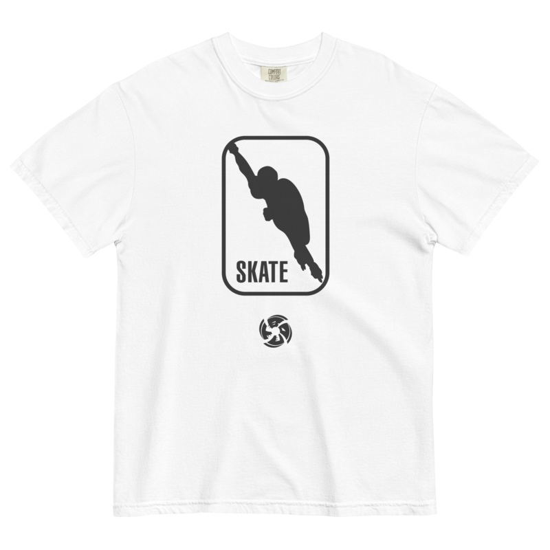 Bont unisex garment-dyed heavyweight skate t-shirt White S