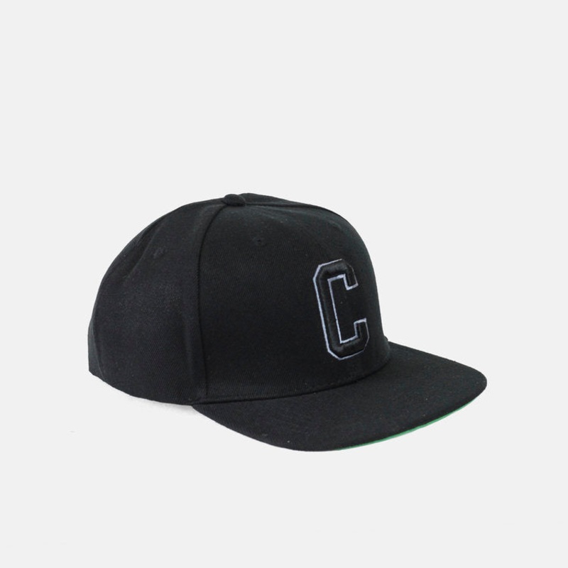 ‘C’ CAPTAIN BLACK SNAPBACK