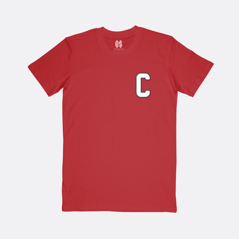 ‘CAPTAIN’ RED T-SHIRT SNR XL