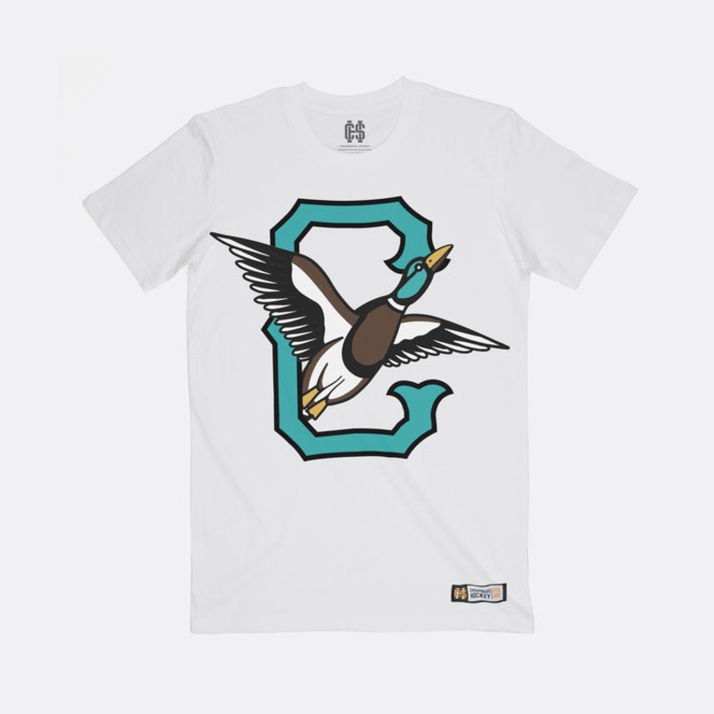 ‘DUCK’ WHITE T-SHIRT SNR XL