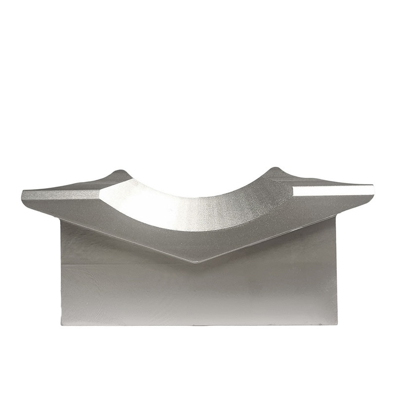 H-Block Aluminium grey pair