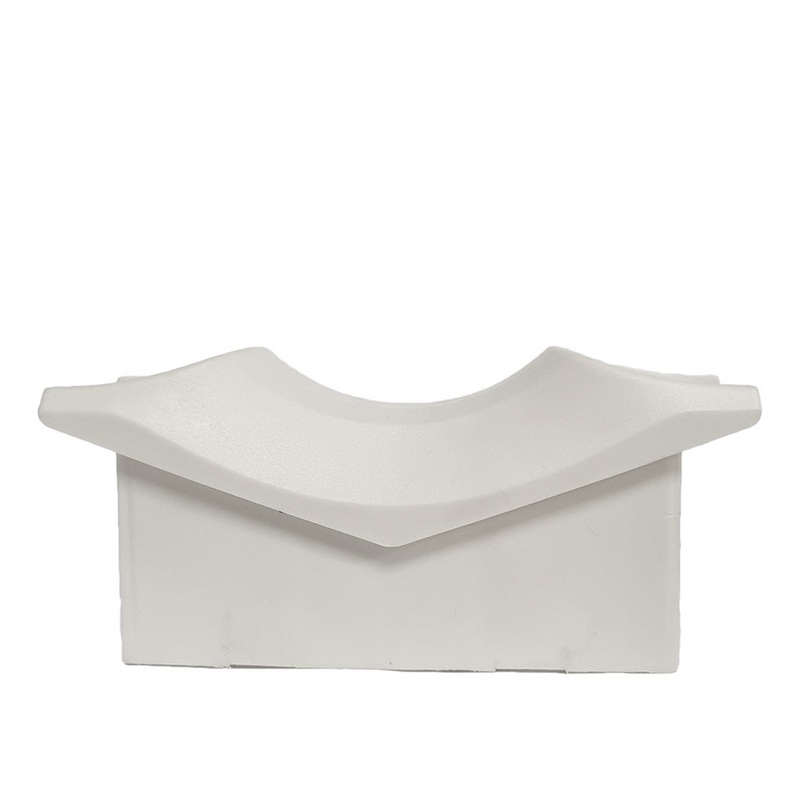 H-Block Plastic white pair