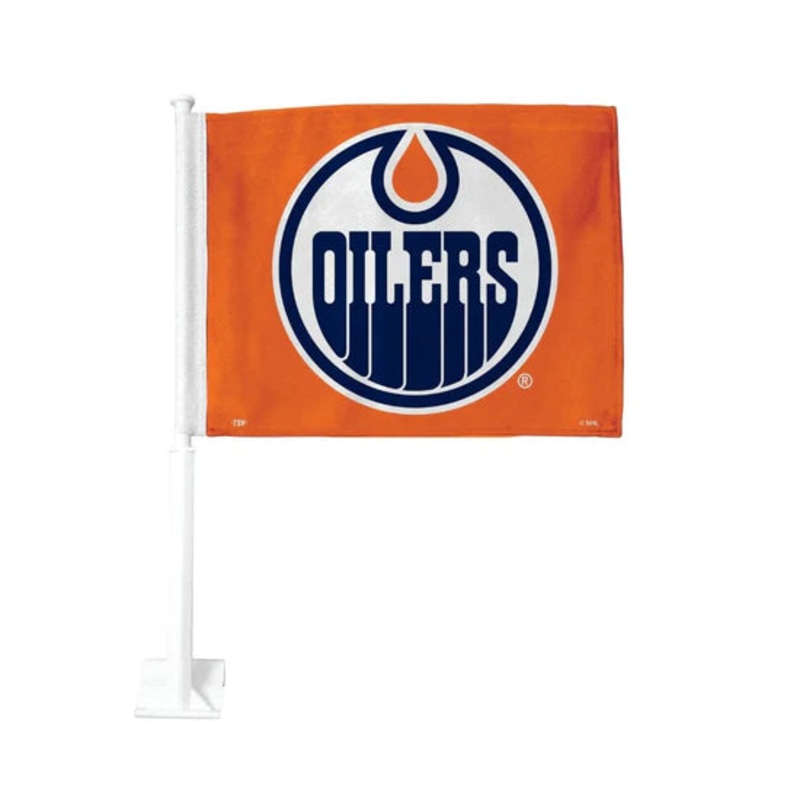 TSV 2-Sided Car Flag- Edmonton Oilers