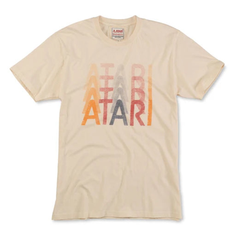 American Needle Men’s Atari Vintage Fade T-Shirt WHITE S