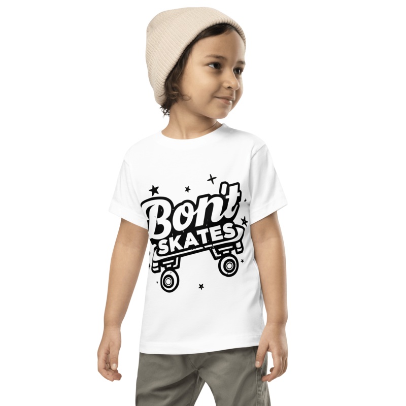 Bont Toddler Short Sleeve Bont Skates Tee White 2T