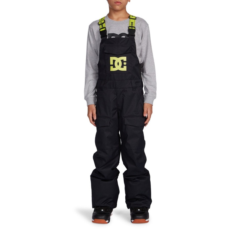 Boys’ Roadblock Bib Snow Pant ANTHRACITE BLACK XS