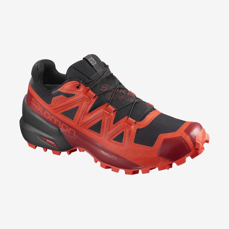 SPIKECROSS 5 MENS GORE-TEX BLACK/RED 6