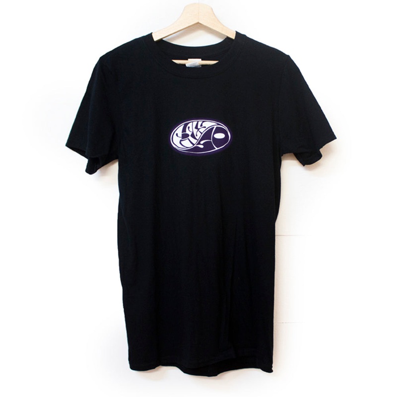 Balance logo shirt black purple L