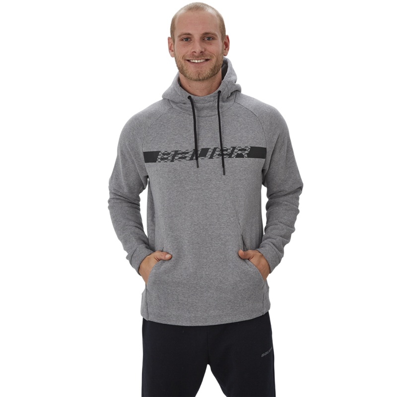 BAUER PERFECT HOODIE WITH GRAPHIC JNR M Black