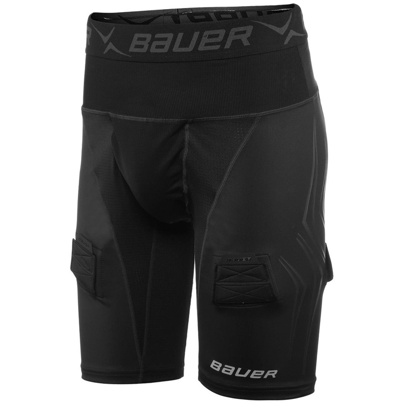 BAUER PREMIUM LOCK JOCK COMPRESSION SHORT SNR XL