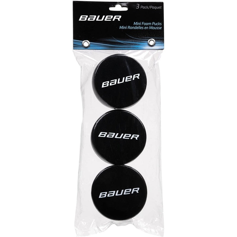 Bauer Mini Foam Pucks  3 Pack