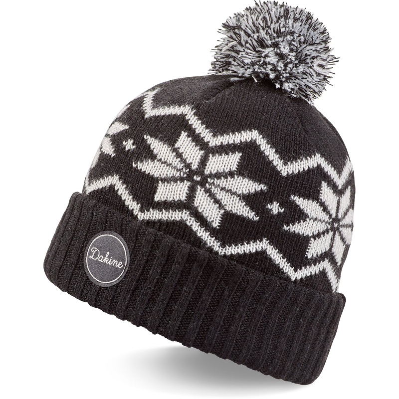 LYDIA BEANIE BLACK TURTLE DOVE OS