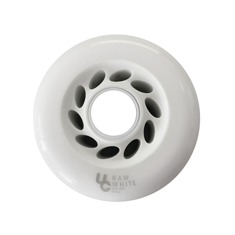 Raw white 80mm/86A 4-pack