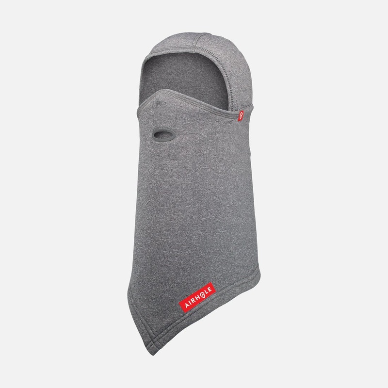 BALACLAVA HINGE POLAR FLEECE- HEATHER GREY HEATHER GREY S-M