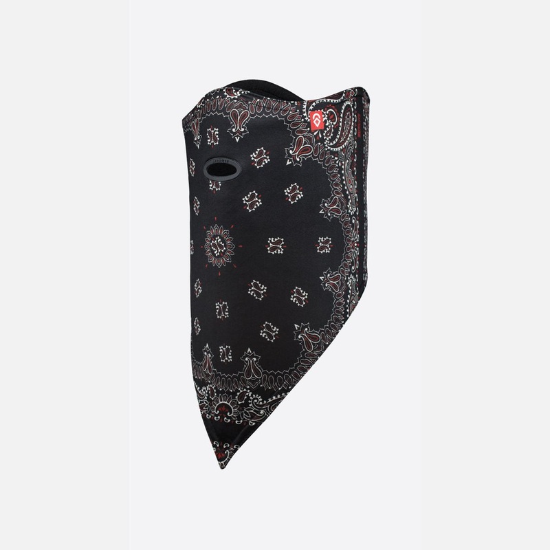 FACEMASK STANDARD 10K SOFTSHELL- BLACK PAISLEY BLACK PAISLEY S-M