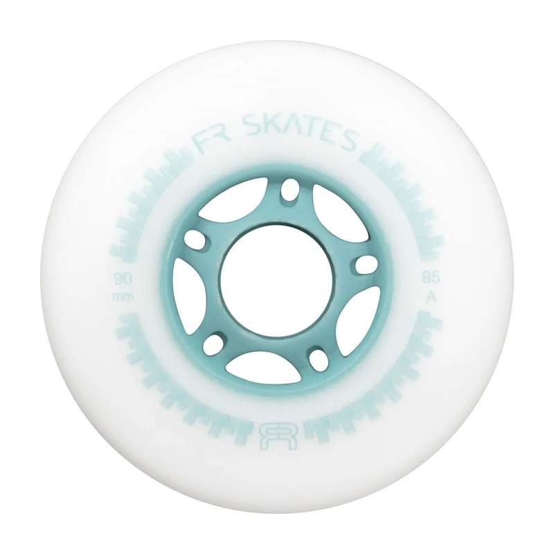 Downtown 90mm/85A 4-Pack White/Blue