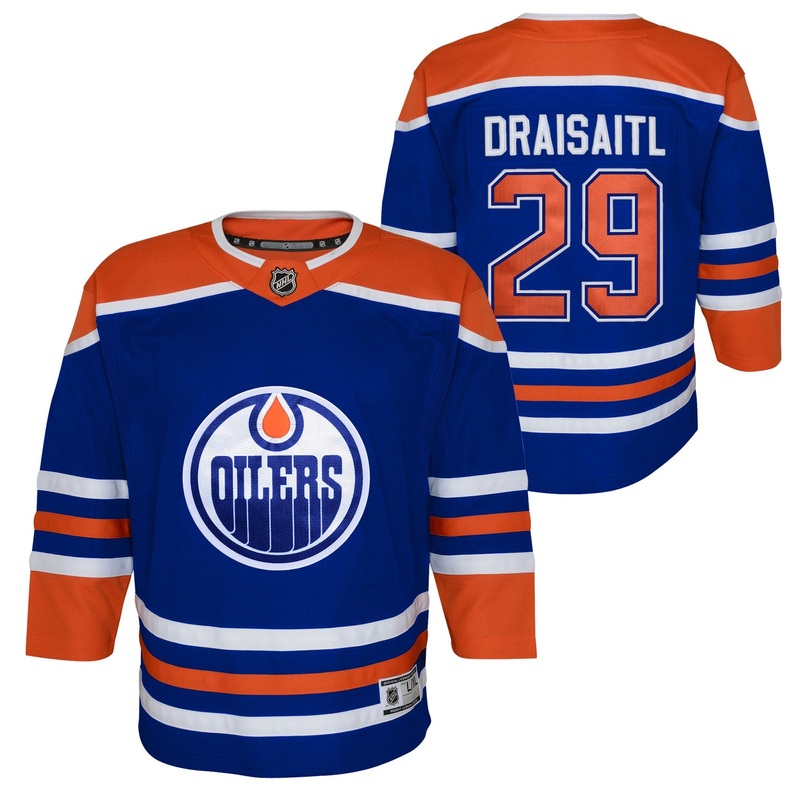 Infant Premier Jersey – Edmonton Oilers – Draisaitl HOME 18M