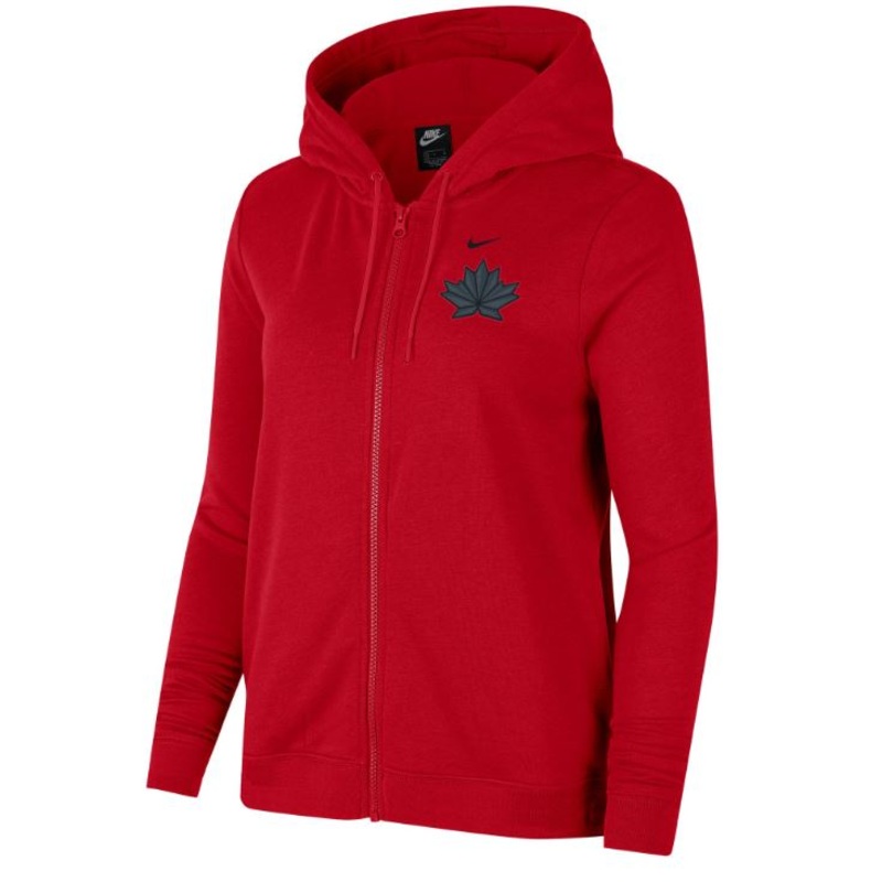 TEAM CANADA VARSITY FULLZIP HOODIE WOMEN’S OLYMPIC 22 TEAM CANADA RED XS