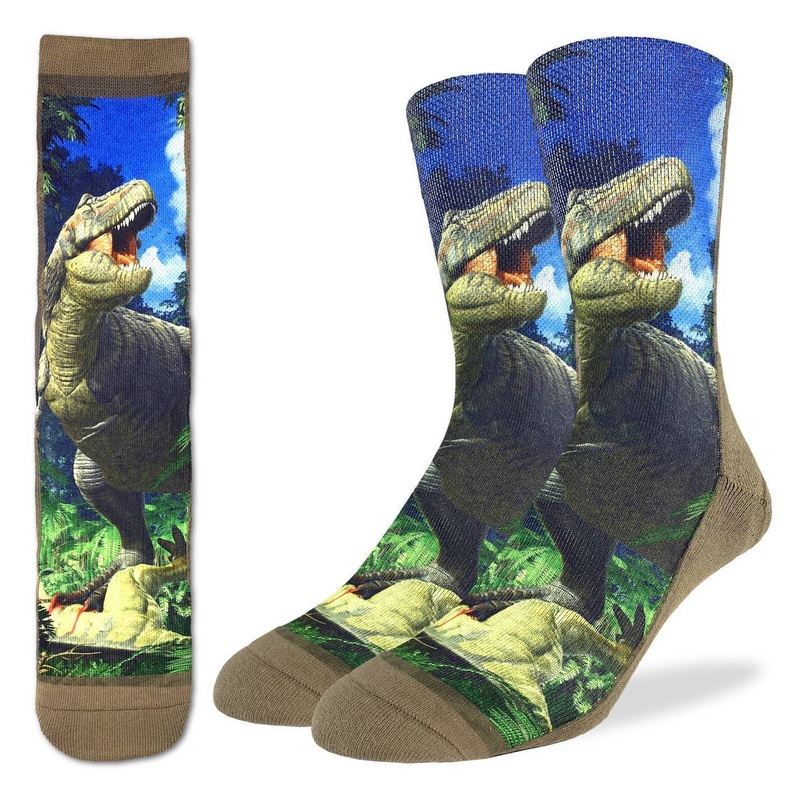 Tyrannosaurus Rex Dinosaur Socks OS