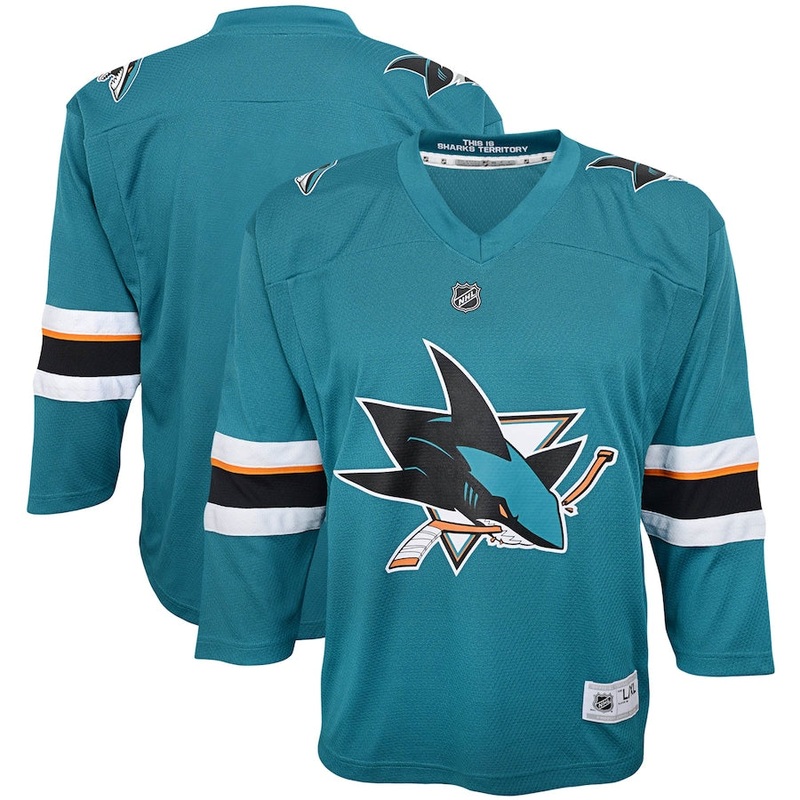 Youth Premier Jersey – San Jose Sharks – Blank HOME S-M