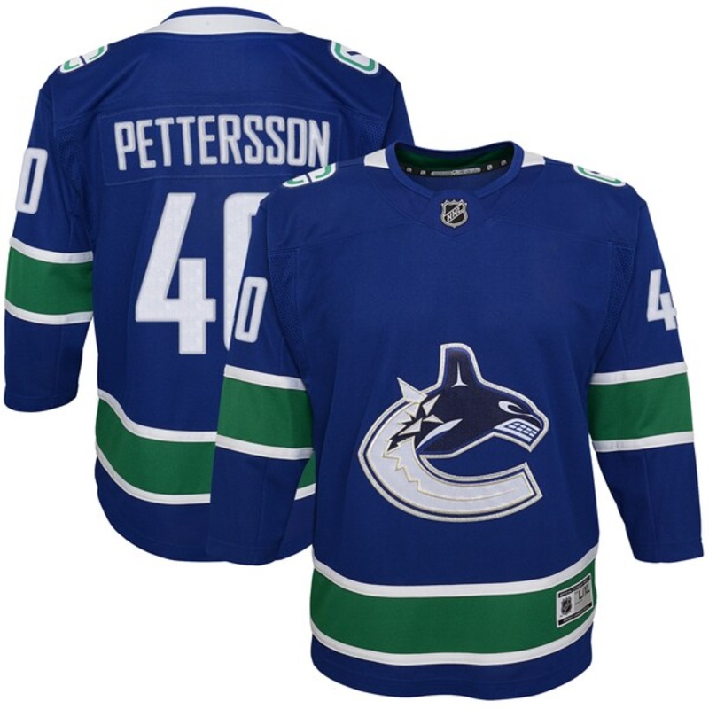 Youth Premier Jersey – Vancouver Canucks – Pettersson HOME S-M