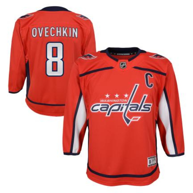 Youth Premier Jersey – Washington Capitals – Ovechkin HOME S-M