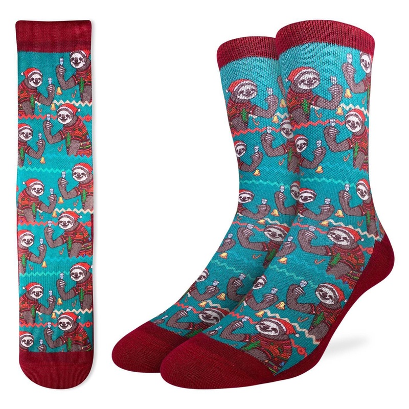 Christmas Sloths Socks OS