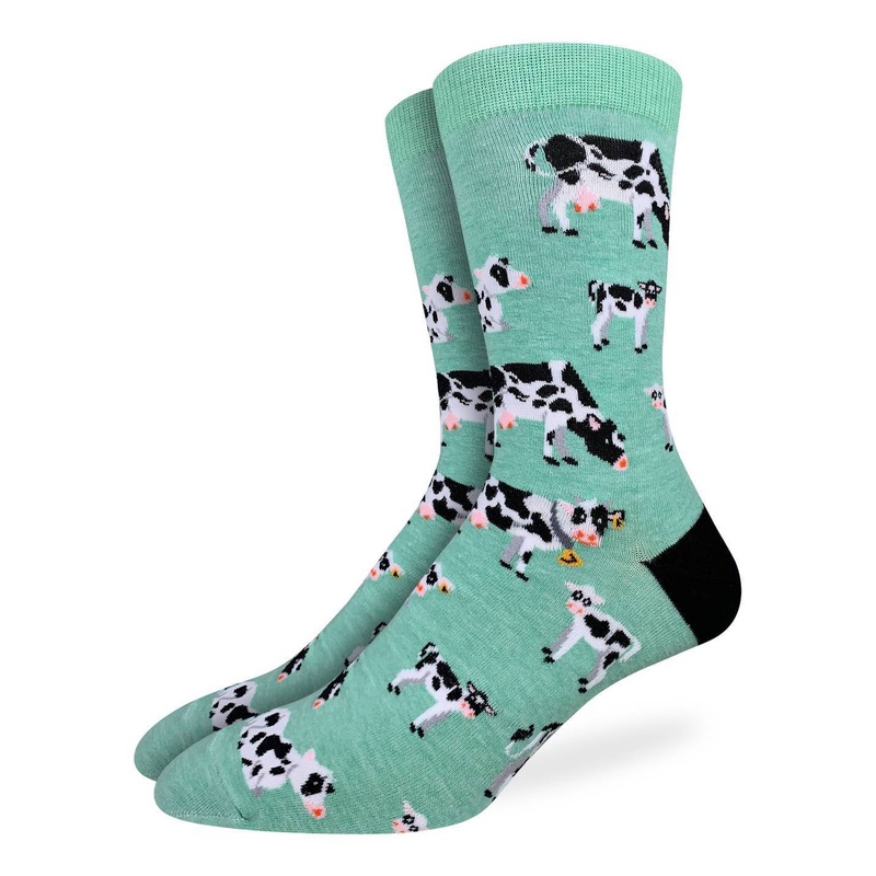 Cows In a Field Socks 7-12