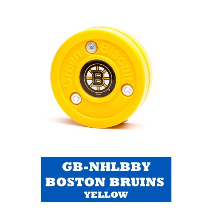 Green Biscuit NHL Training Puck BOSTON BRUINS
