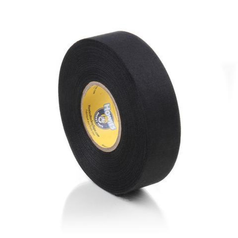 HOWIES BLACK CLOTH HOCKEY TAPE 65m ROLLS