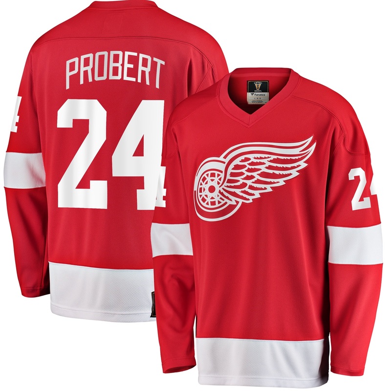 Heritage Jersey Detroit Red Wings- Probert L