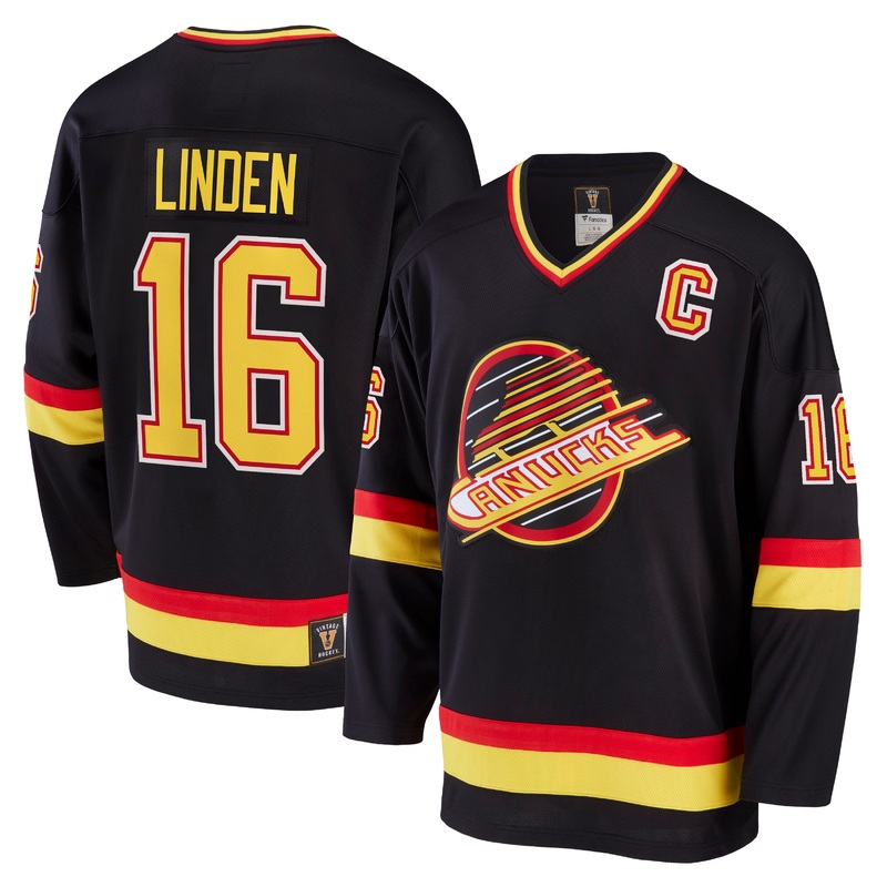 Heritage Jersey Vancouver Canucks- Linden L