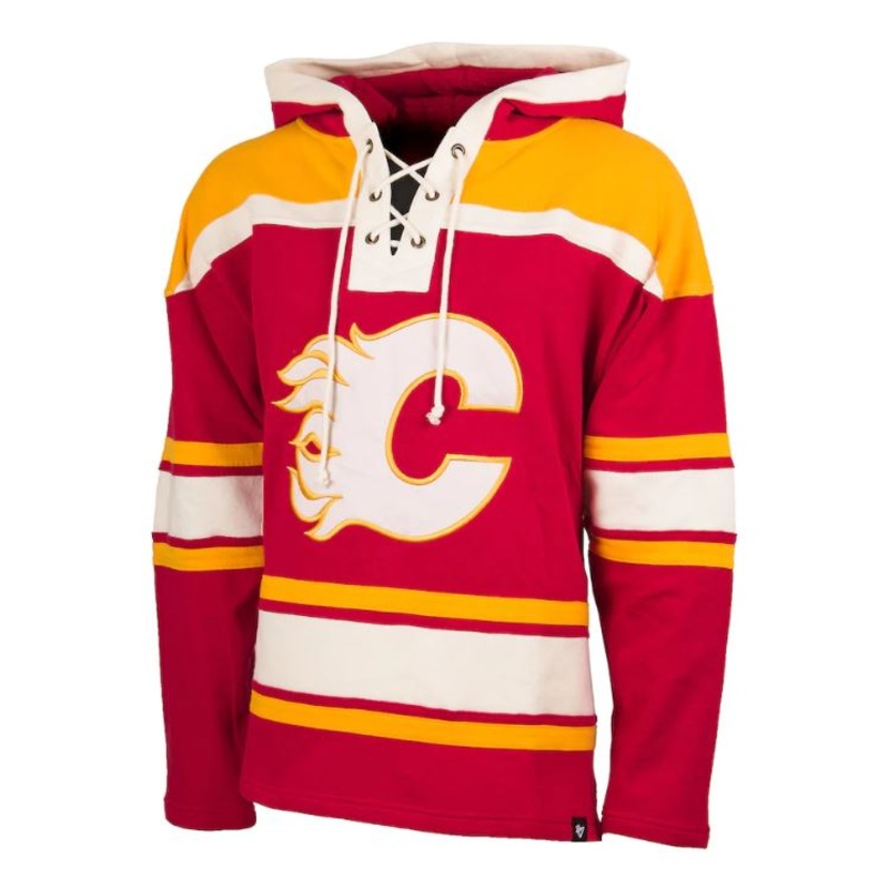 NHL Lacer Fleece Hoodie CALGARY FLAMES S