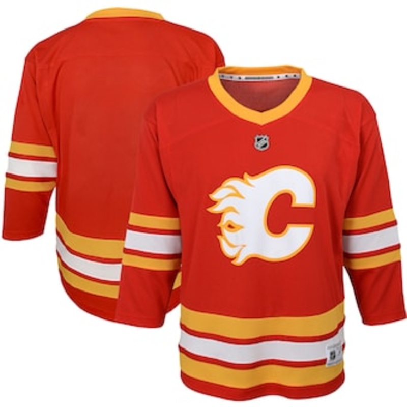 Toddler Premier Jersey – Calgary Flames – Blank HOME 3T