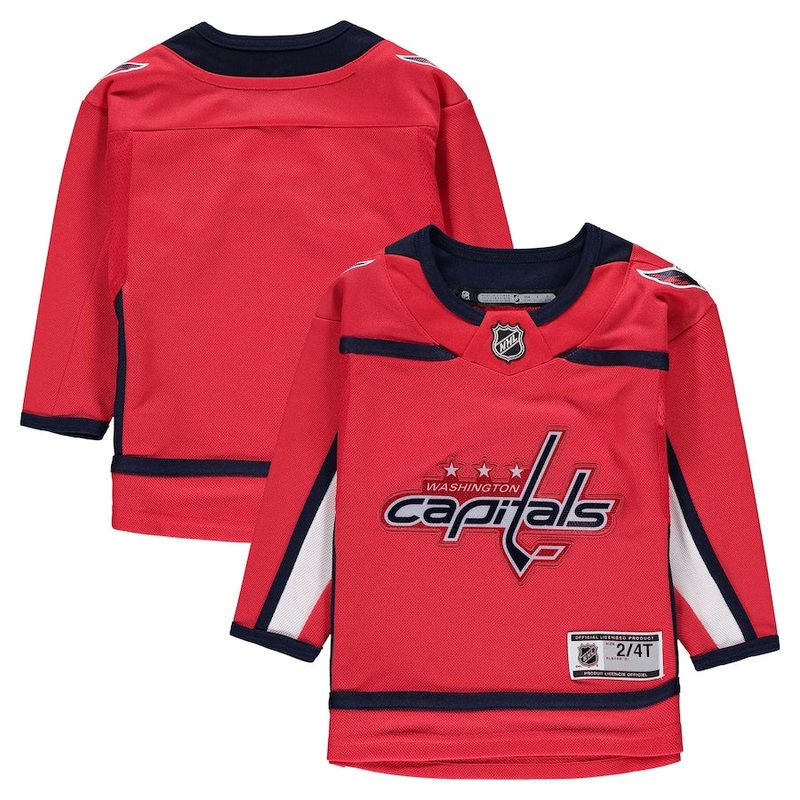 Toddler Premier Jersey – Washington Capitals – Blank 3T