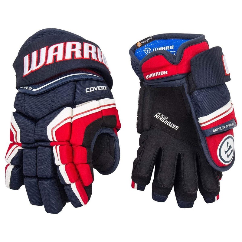 WARRIOR COVERT QR EDGE SENIOR HOCKEY GLOVES- BLACK 15”
