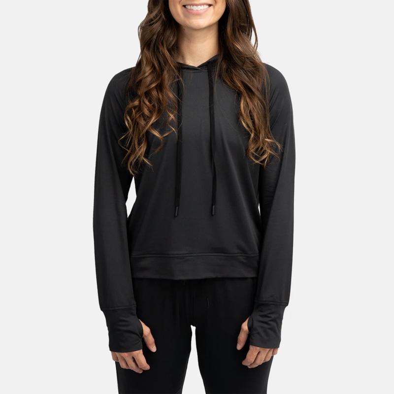 WARROAD Women’s Lounge Around Hoodie – Black SML