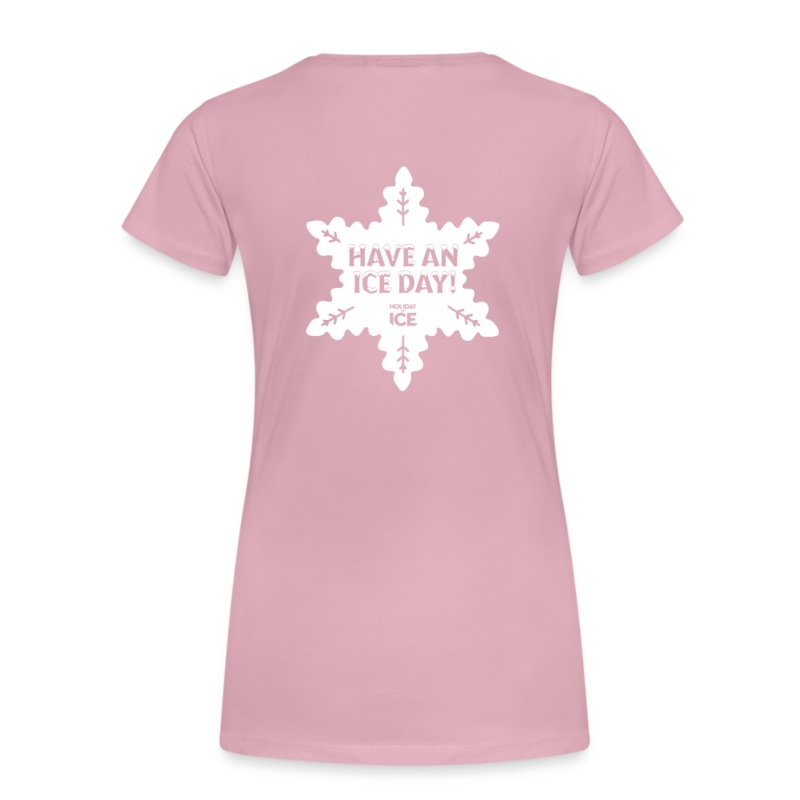 Womens Premium T-Shirt _ Ice crystal rose shadow S