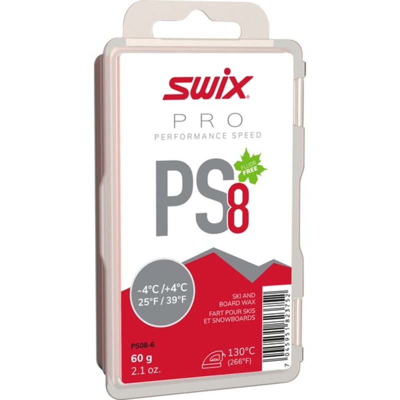 Swix PS8 Red Glide Wax 60G
