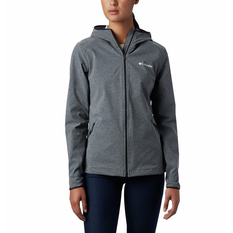 Women’s Heather Canyon Softshell Jacket BLACK XS