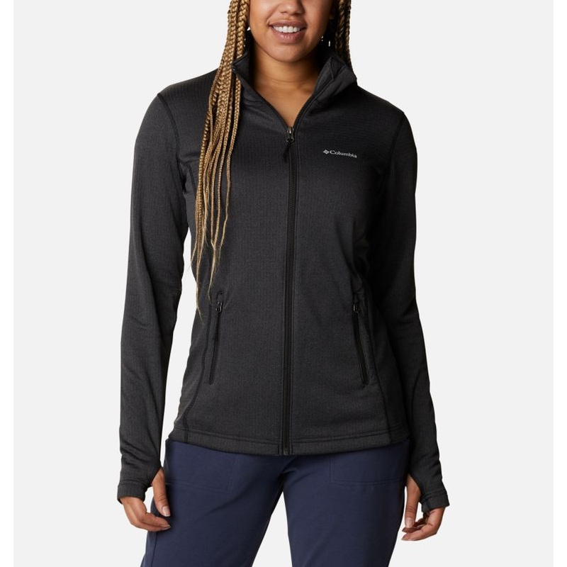Women’s Park View Grid Fleece Full Zip BLACK S