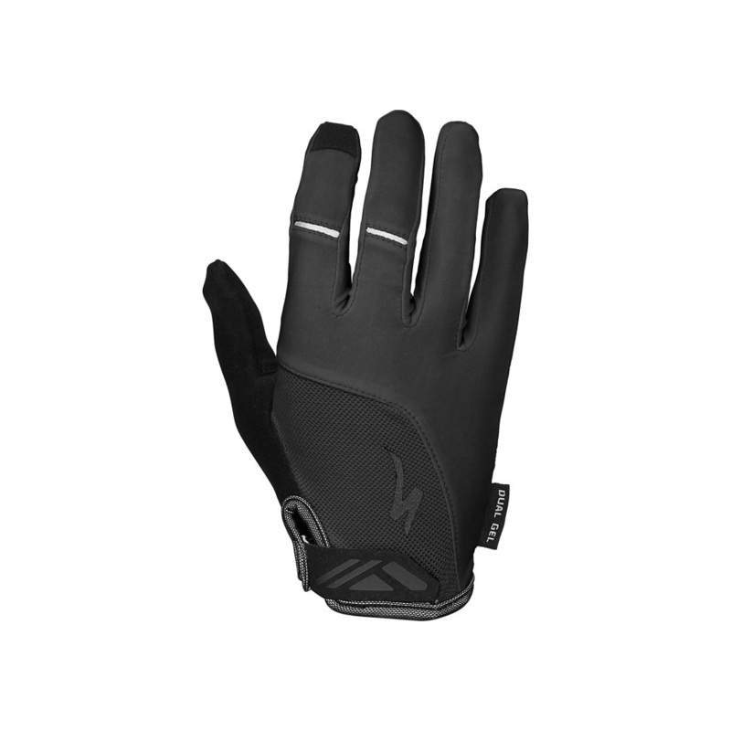 Men’s Dual Gel Long Finger Glove BLACK S