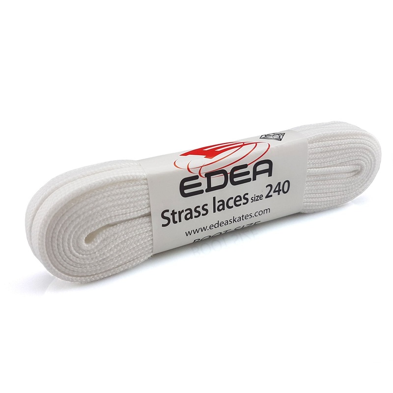 Edea Strass Laces (With Crystals) Size 200 (195-210) White
