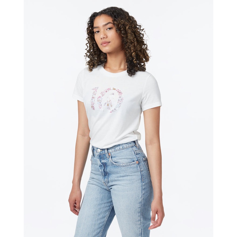 Women’s Wildfields Ten T-Shirt WHITE XS