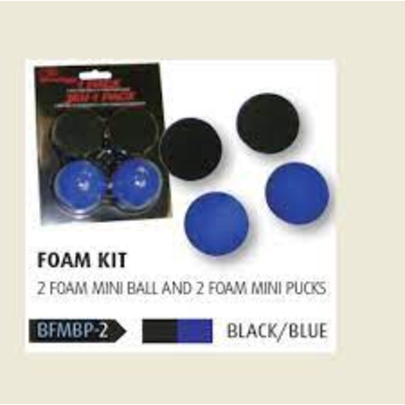 Sidelines Sports Foam Mini Balls & Foam Mini Pucks (2 Balls and 2 Pucks)