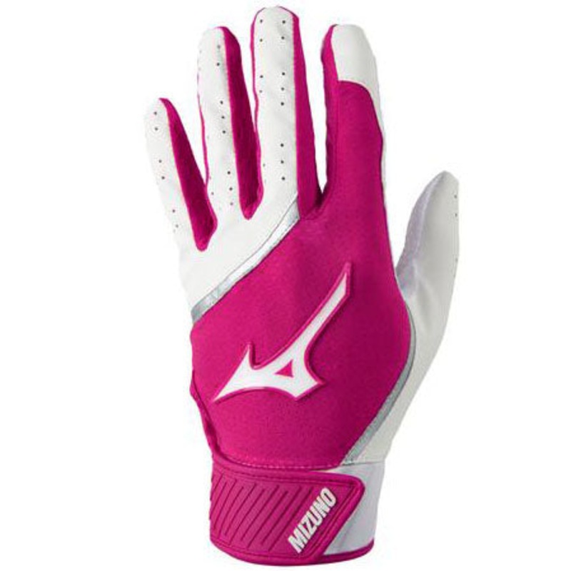 Mizuno MVP Youth Tee Ball Batting Gloves PINK T-BALL